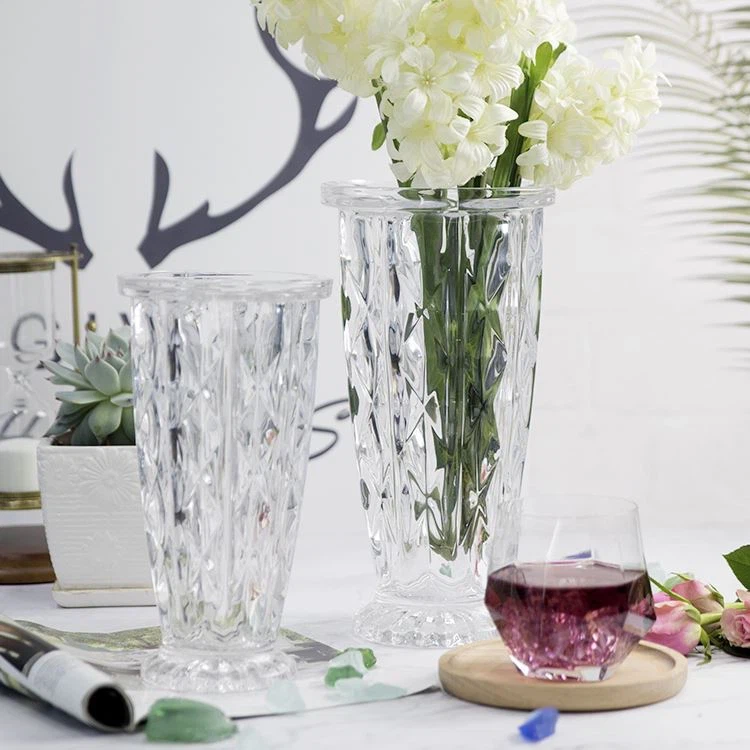 Wide Mouth Glass Vase (1)