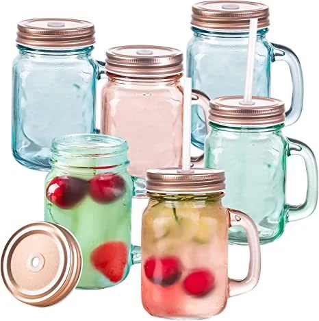 16oz Mason Glass Drinking Jar