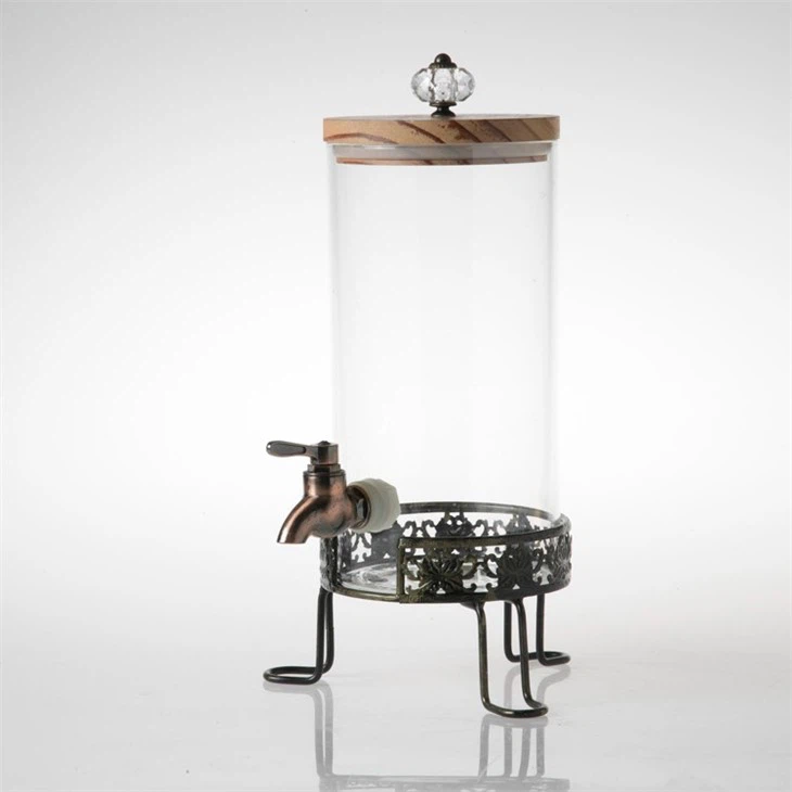 Glass Water Dispenser With Stand