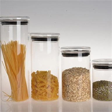 Staklene tegle sa staklenim poklopcima