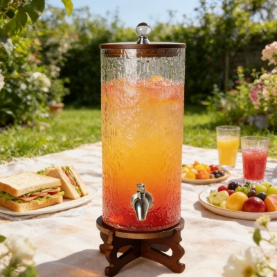 Cilindrično drvo-Dozator od teksturiranog stakla