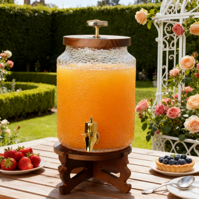 Stakleni bokal sa ravnim-čekićem