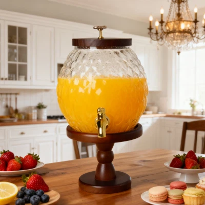 Geometrijska sfera: staklena vrč-sa dijamantima